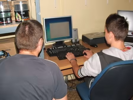 A beszélő számítógép kipróbálása